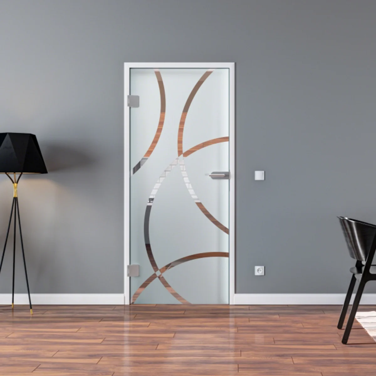 Glastür Komplettset | Design Coburg | Innentür