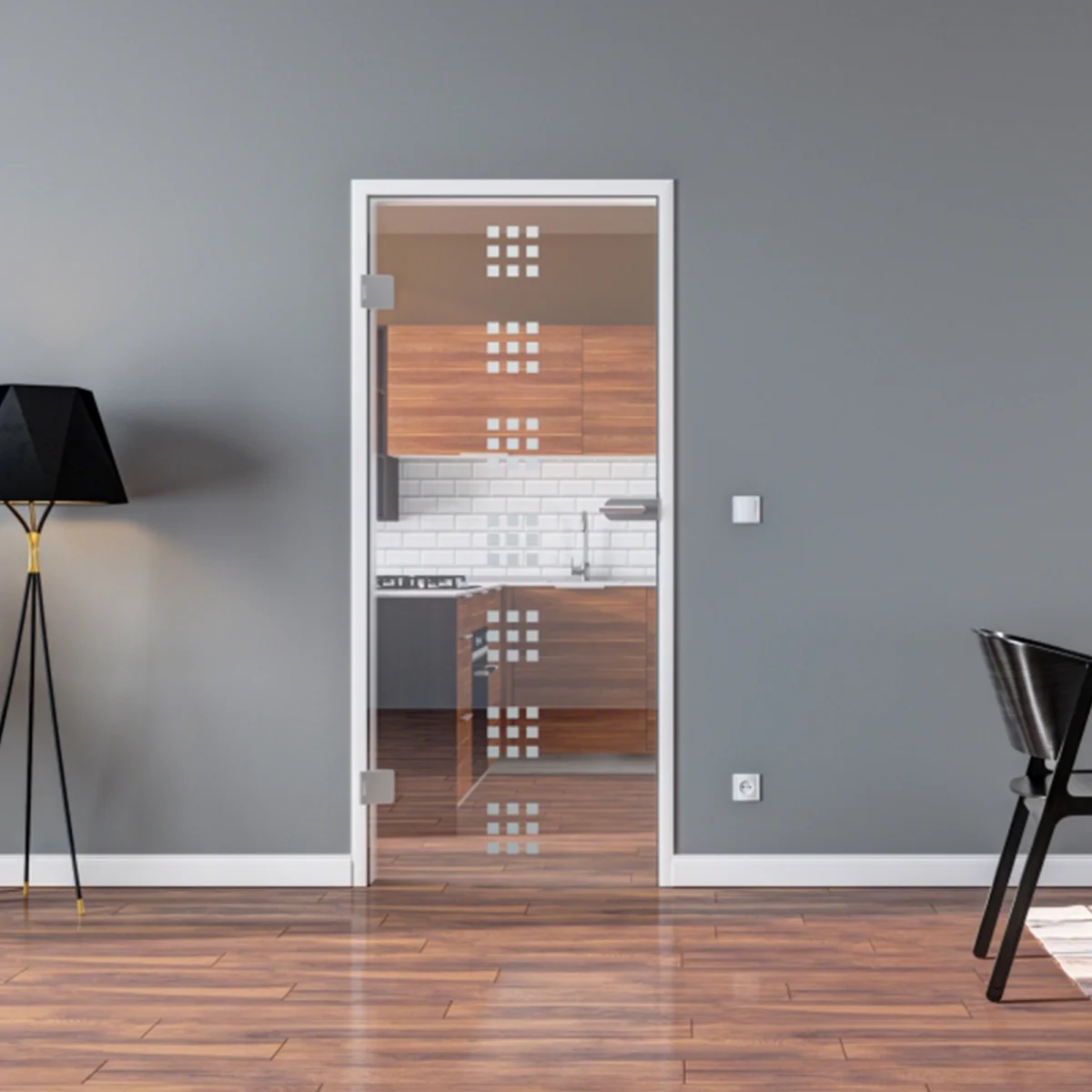 Glastür Komplettset | Design Stuttgart | Innentür