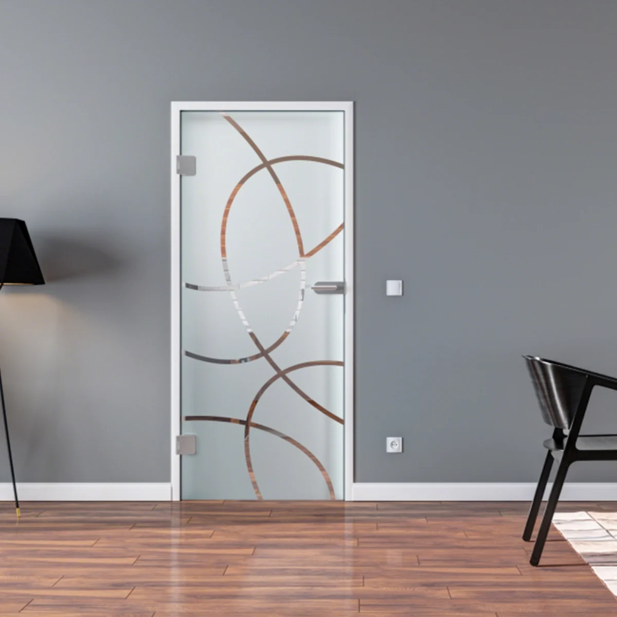 Glastür Komplettset | Design Freiburg | Innentür