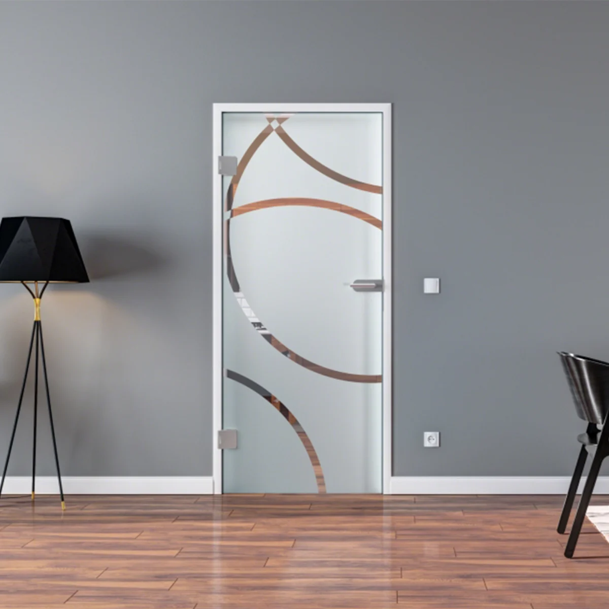 Glastür Komplettset | Design Dresden | Innentür