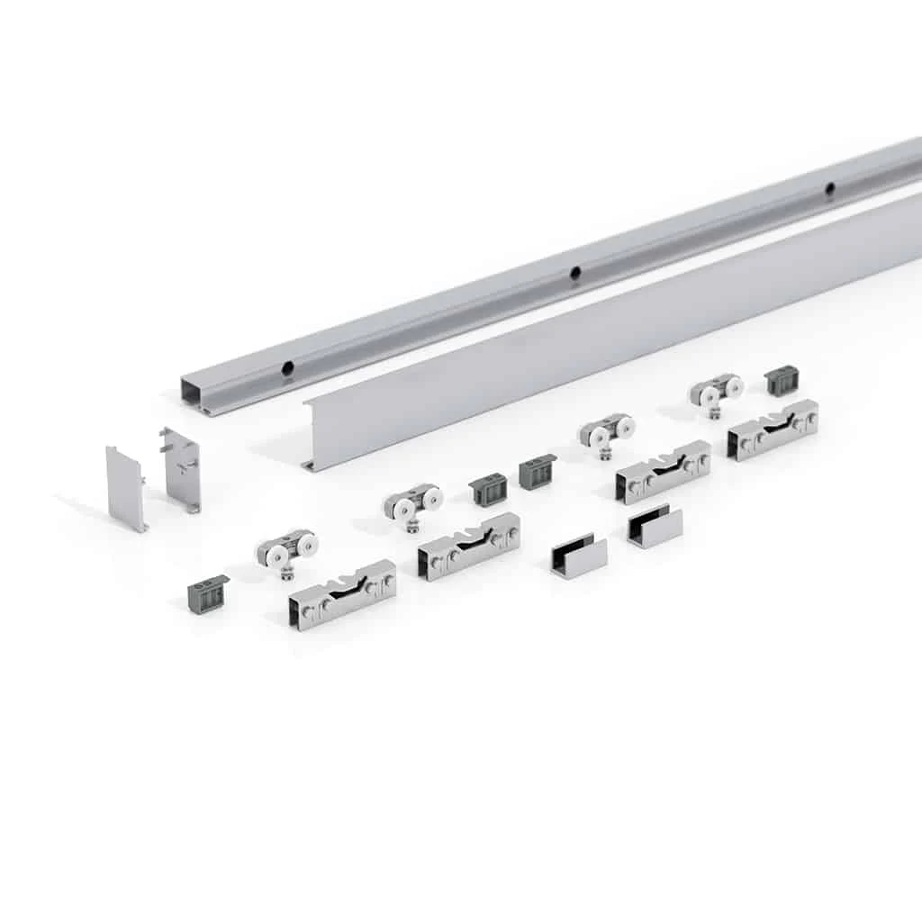 SlimeLine Glasschiebetürsystem, 2-flügelig