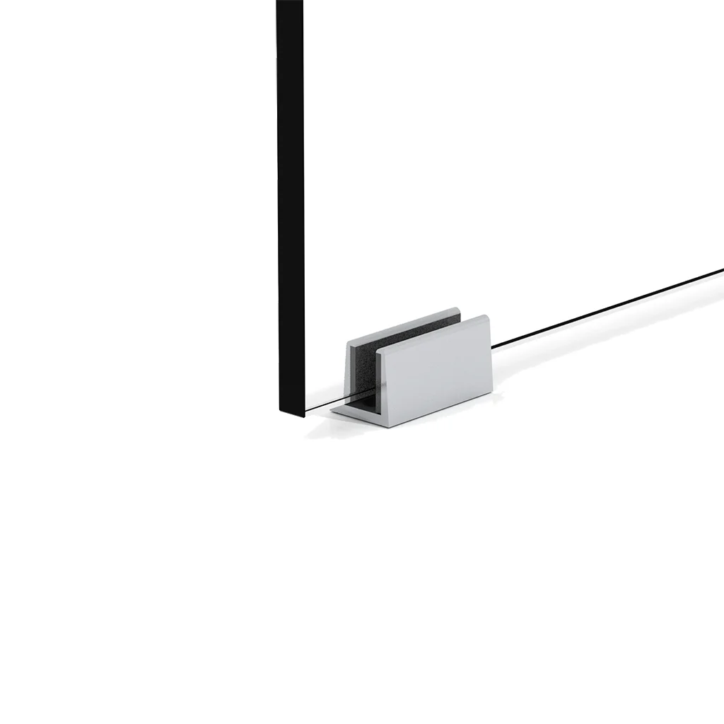 SlimeLine Bodenführung (1 Stück) für Glasschiebetürsystem
